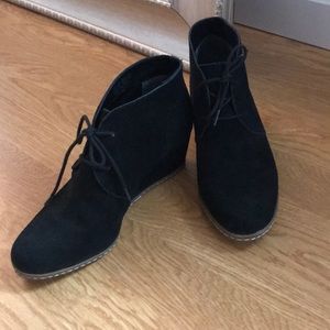 Franco Sarto suede booties